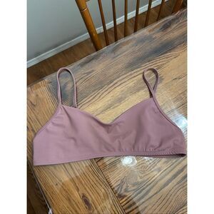 Jolyn x Eryn Krouse Pink Eryn Non Wire Lined Stretch Bikini Top Size Large